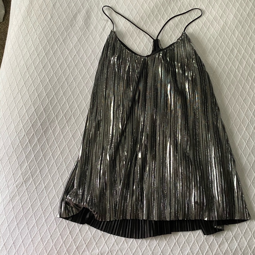 Express XS Silver Shimmer Top
